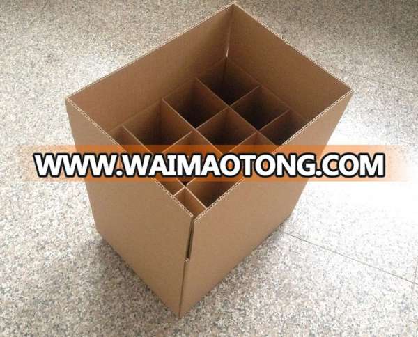 Custom 12 bottles wine cardboard box